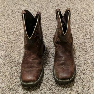 Justin GYPSY midcalf leather cowboy boots 9.5